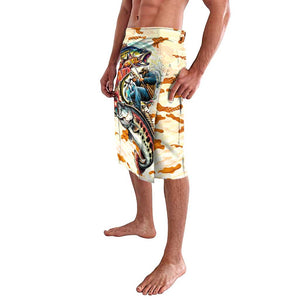 Bass Fishing Reel Cool Dad Lavalava Tropical Vintage