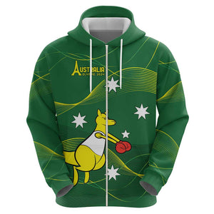 Custom Australia Paris 2024 Hoodie - National Colors, Unisex, Limited Edition by Vibe Hoodie