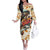 Bass Fishing Reel Cool Dad Off The Shoulder Long Sleeve Dress Tropical Vintage