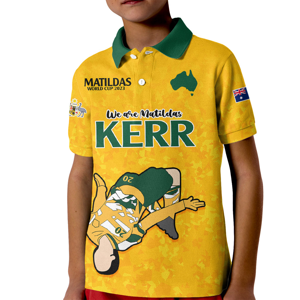 sam-kerr-matildas-kid-polo-shirt-australia-soccer-go-world-cup-2023