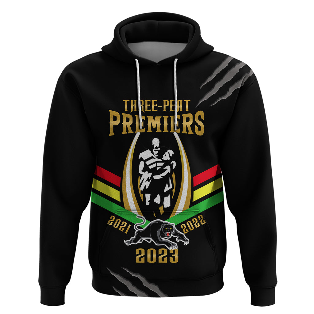 personalised-nrl-panthers-hoodie-premiers-2023-three-peat-proud-of-our-boys-black
