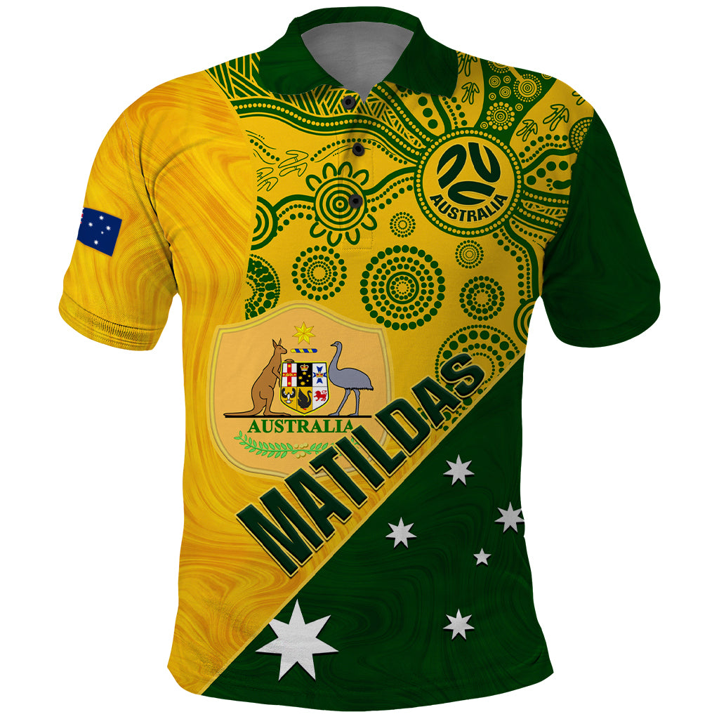 custom-matildas-soccer-polo-shirt-australian-indigenous-national-color