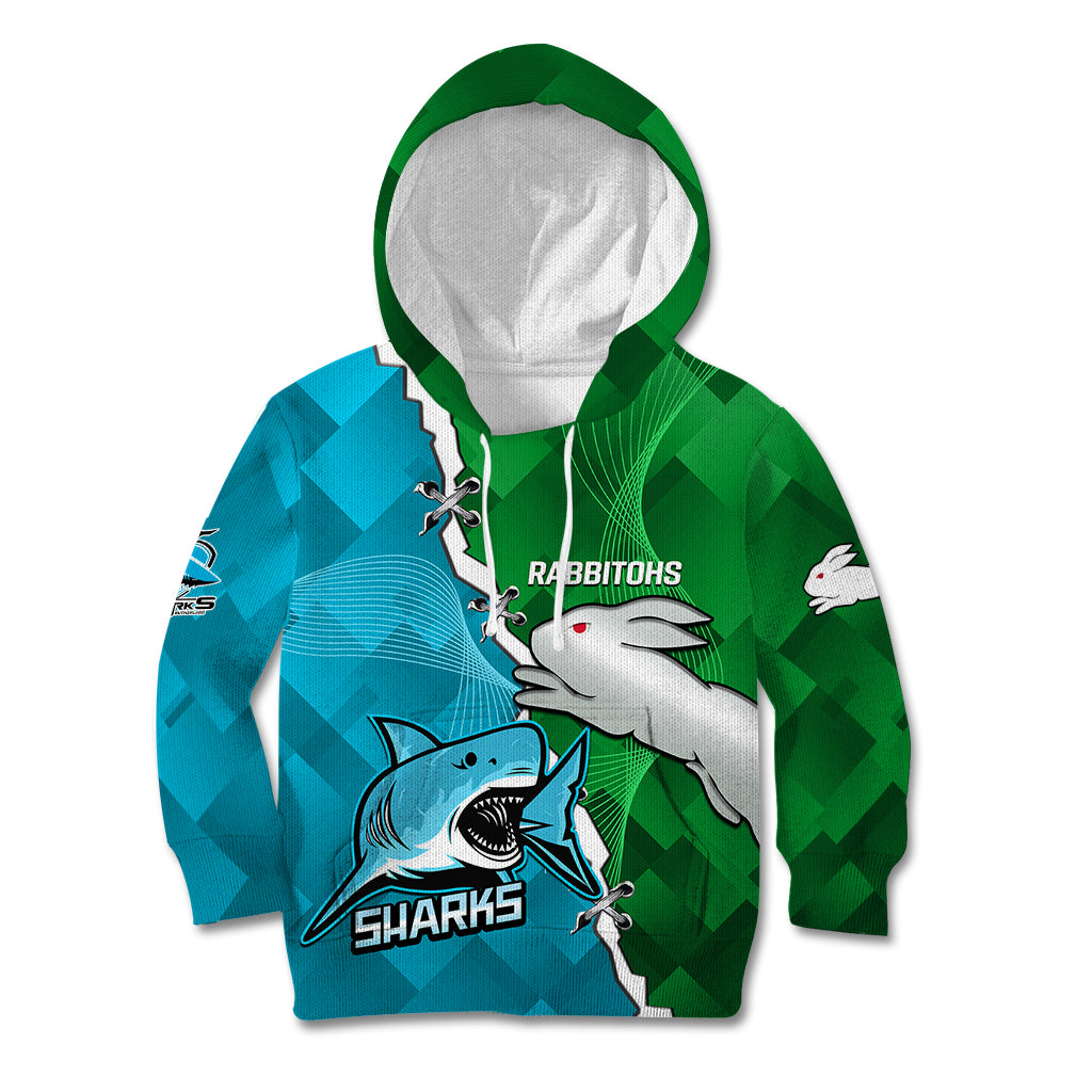 personalised-sharks-and-rabbitohs-rugby-kid-hoodie-2023-sporty-version