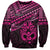 Personalised Matariki New Zealand Sweatshirt Maori New Year Tiki Pink Version LT14