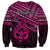 Personalised Matariki New Zealand Sweatshirt Maori New Year Tiki Pink Version LT14