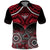 Personalised Essendon Football Polo Shirt Bombers Aboriginal Mix Polynesian Pattern LT14