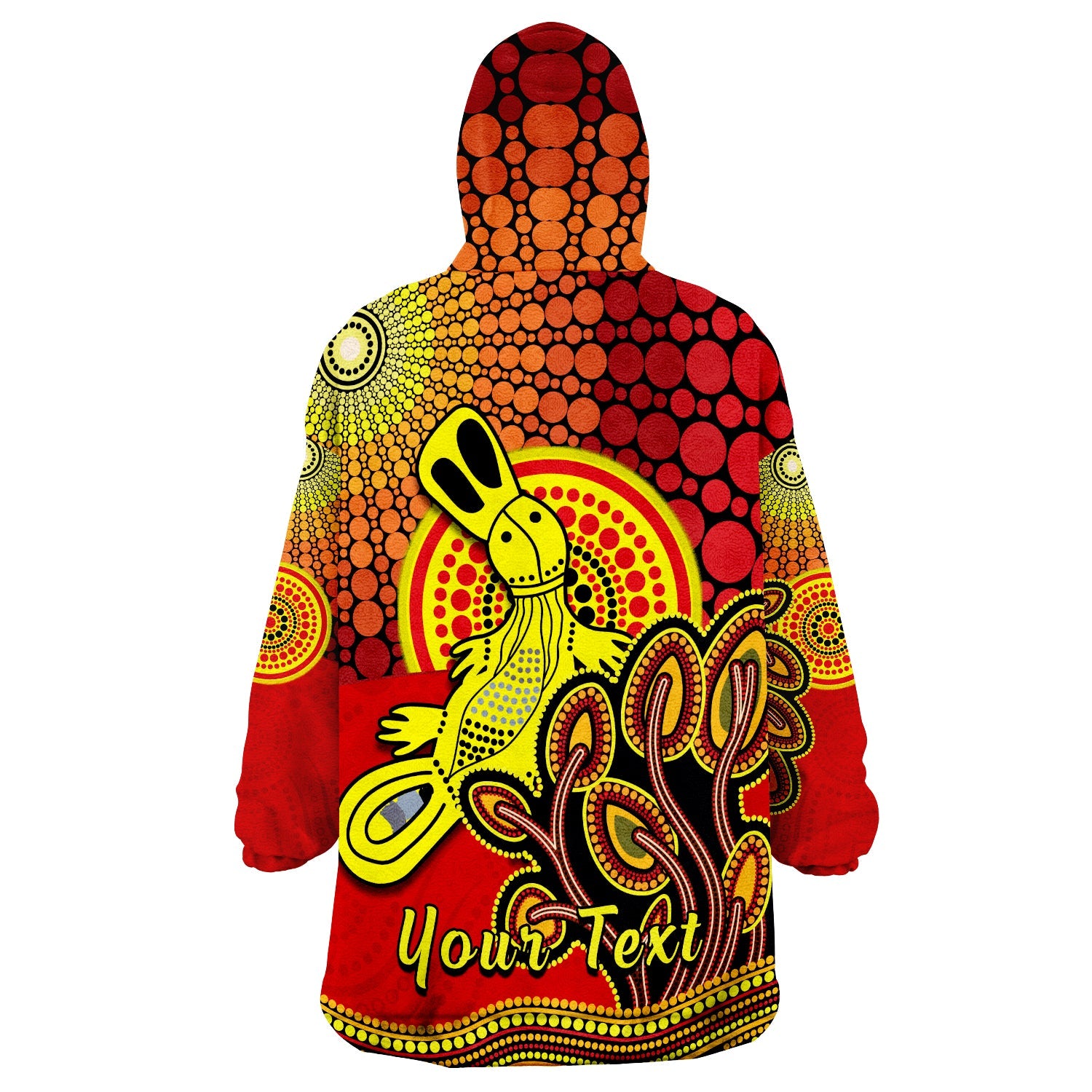 custom-personalised-aboriginal-platypus-tree-on-the-hill-sunshine-wearable-blanket-hoodie