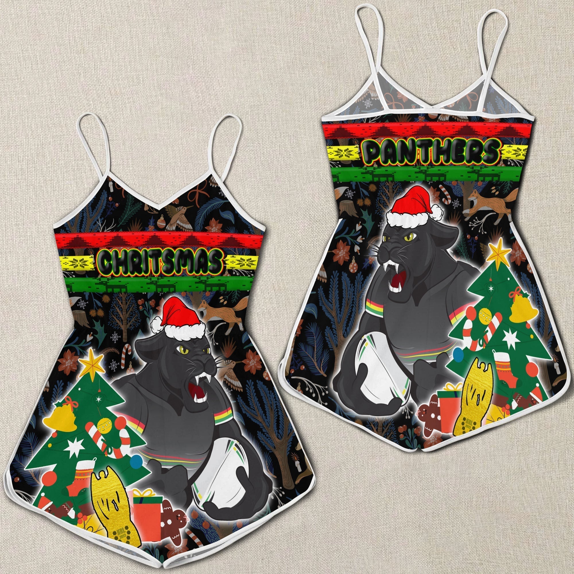 vibe-hoodie-clothing-penrith-panthers-christmas-women-rompers