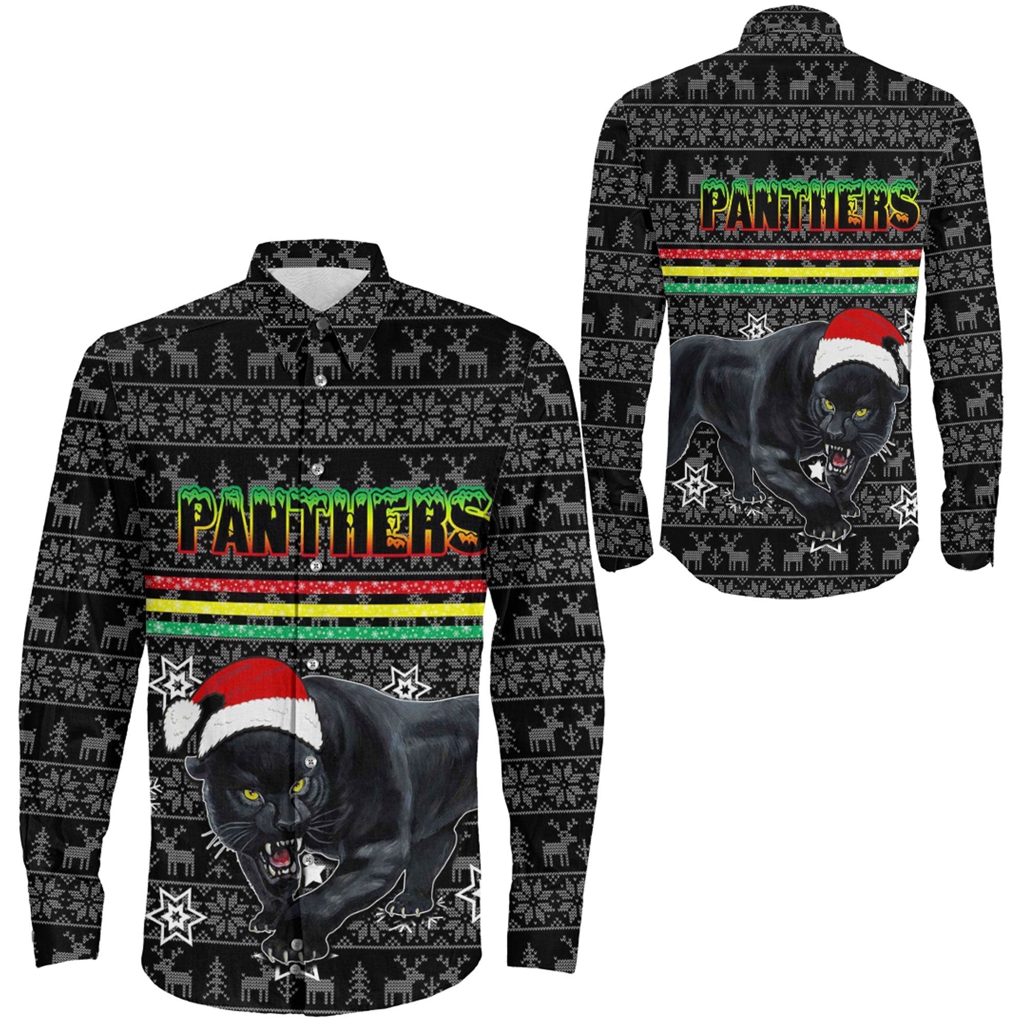vibe-hoodie-clothing-penrith-panthers-christmas-long-sleeve-button-shirt