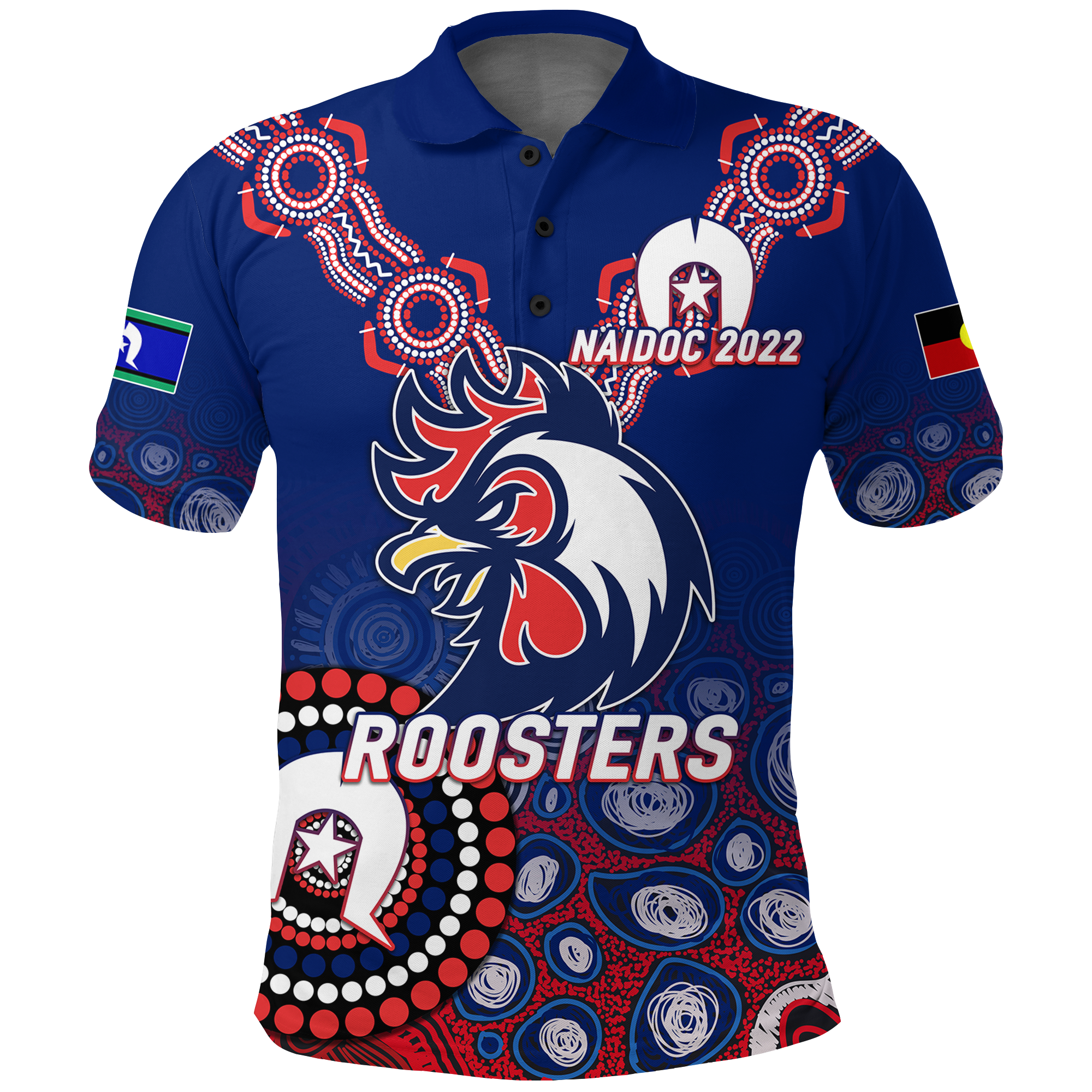 custom-personalised-roosters-rugby-naidoc-2022-aboriginal-polo-shirt-lt12