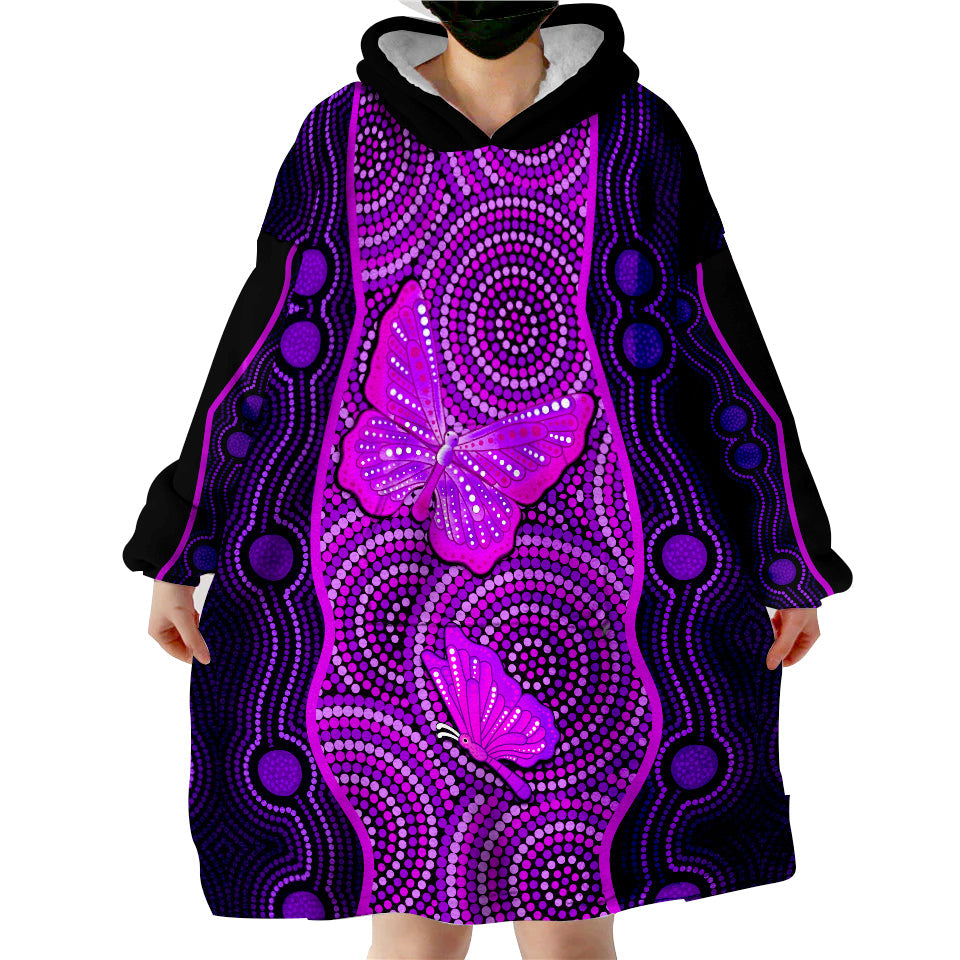 custom-personalised-aboriginal-dot-butterfly-natural-beauty-wearable-blanket-hoodie