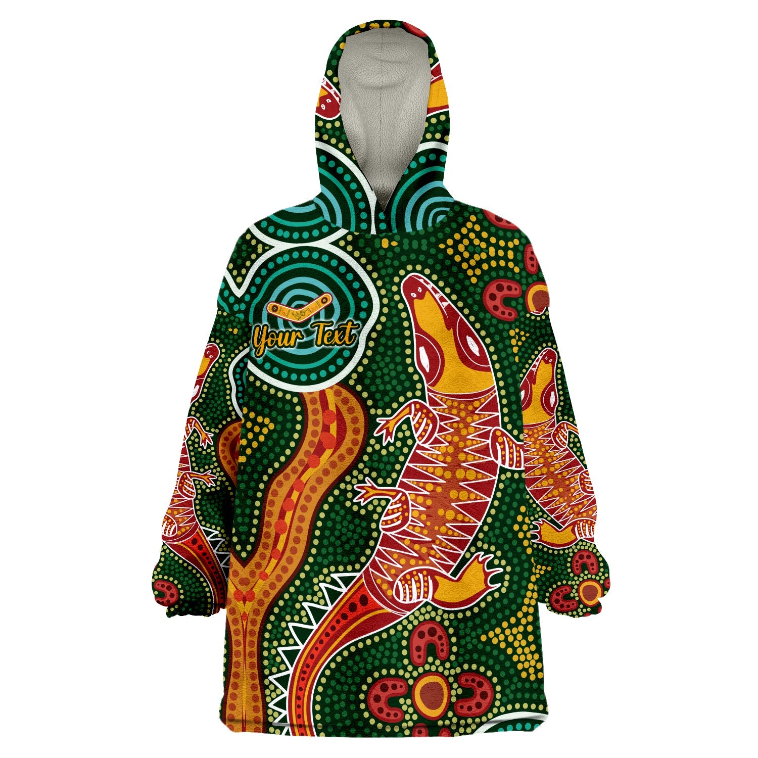 custom-personalised-aboriginal-art-crocodile-you-are-number-one-wearable-blanket-hoodie