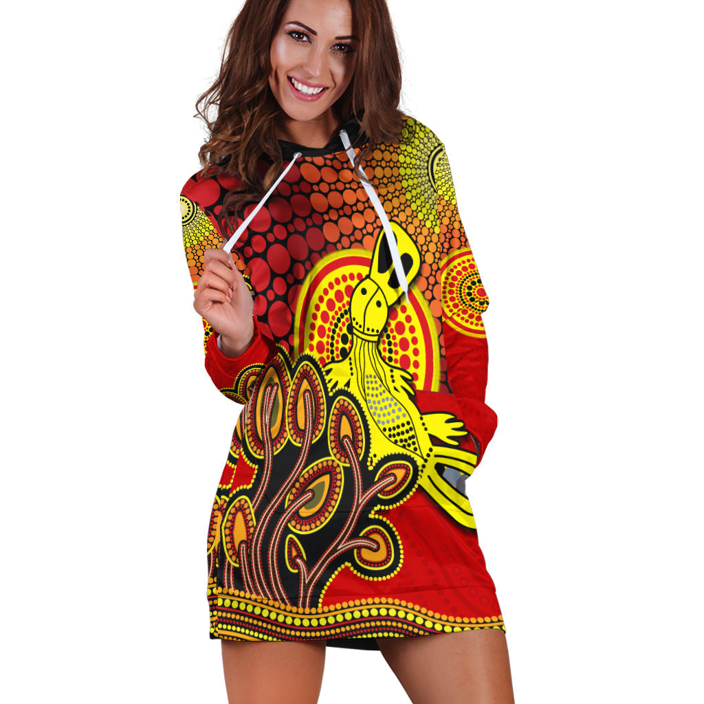 custom-personalised-aboriginal-platypus-hoodie-dress-tree-on-the-hill-sunshine-lt13