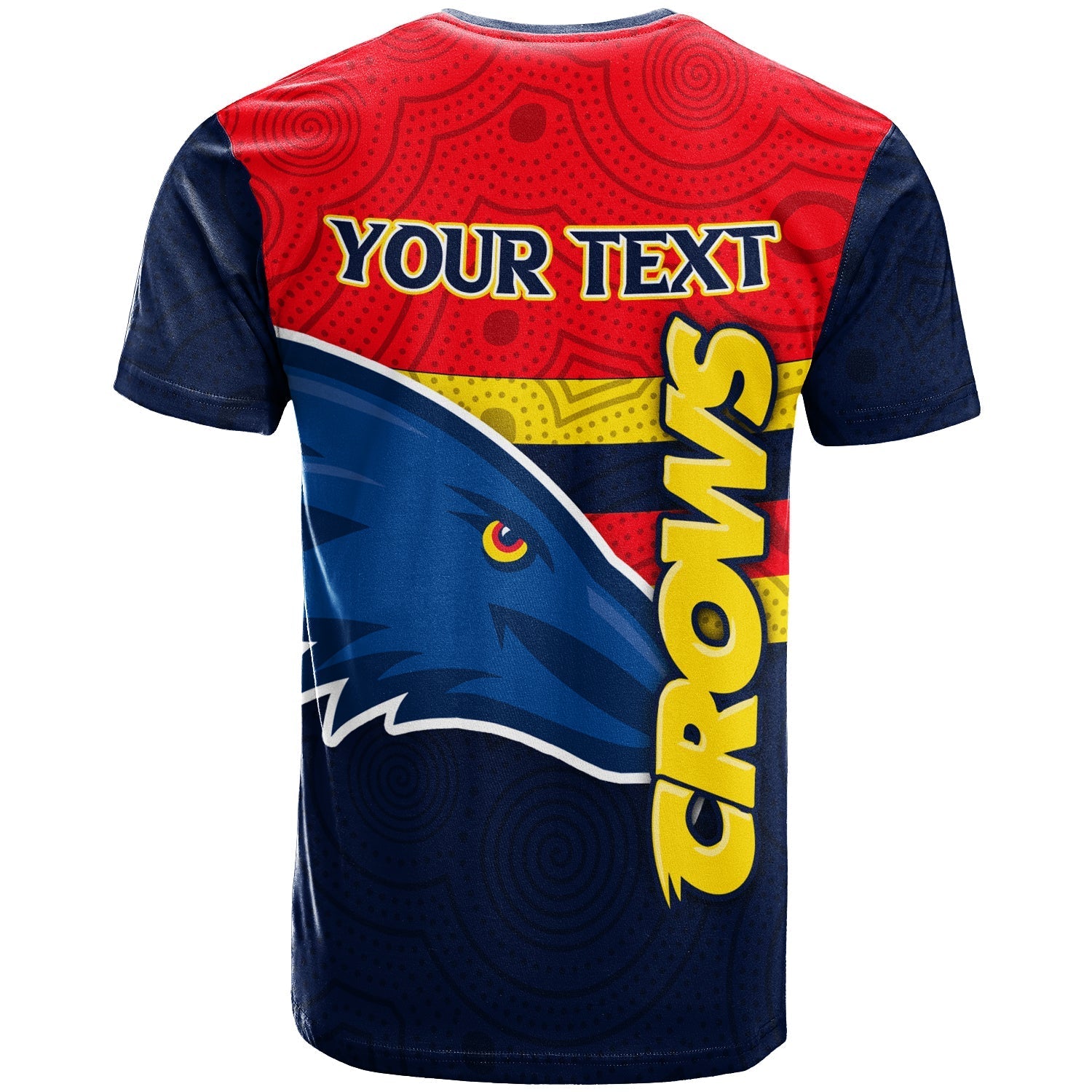 custom-personalised-adelaide-crows-t-shirt-aboriginal-dot-painting-lt12