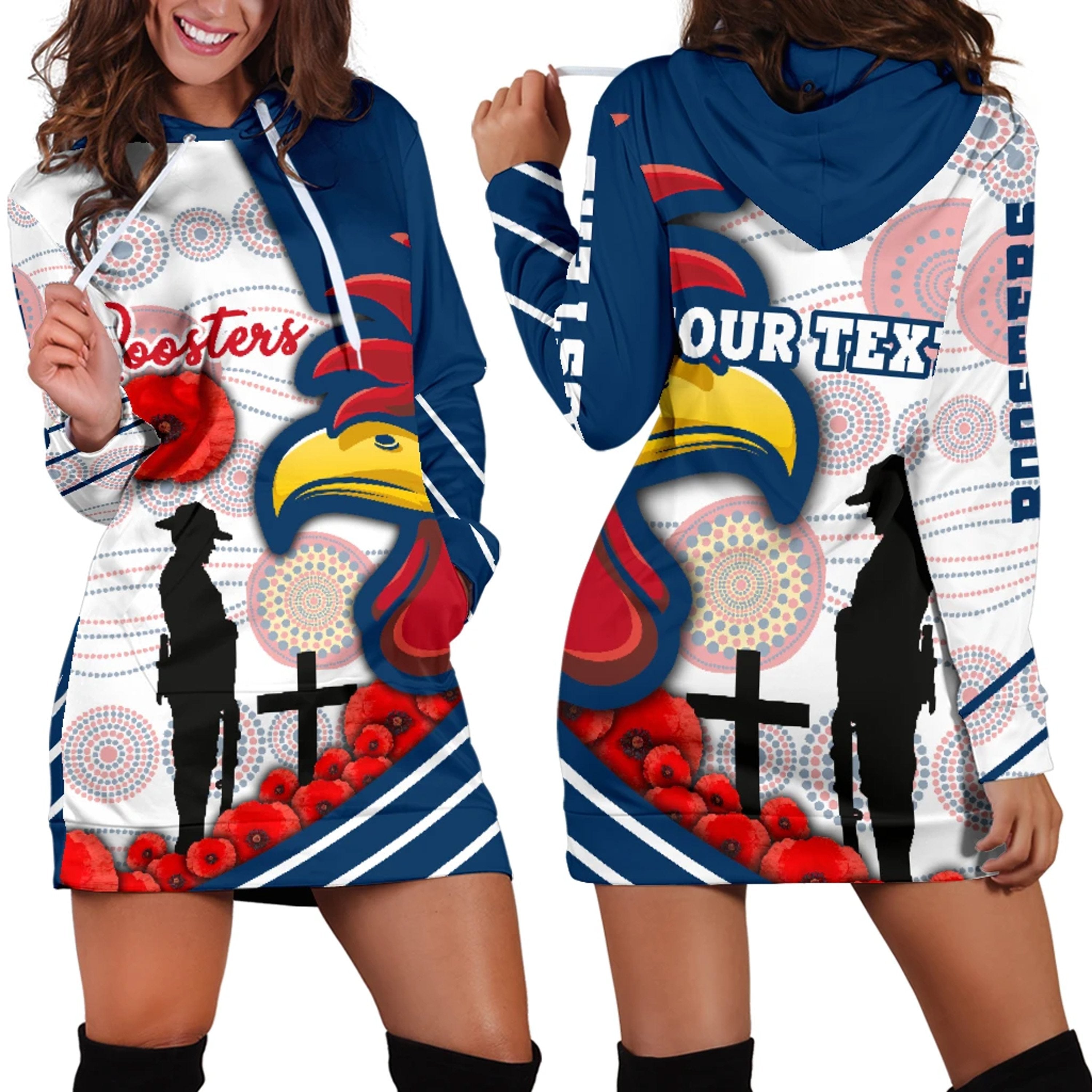 custom-personalised-australia-roosters-womens-hoodie-dress-anzac-day-three-tiles-style