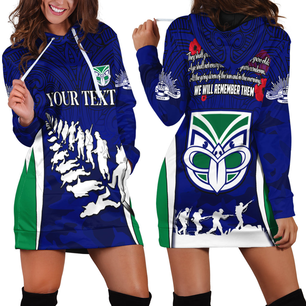 custom-personalised-warriors-anzac-2022-hoodie-dress-maori-pattern-always-remember-them-lt13