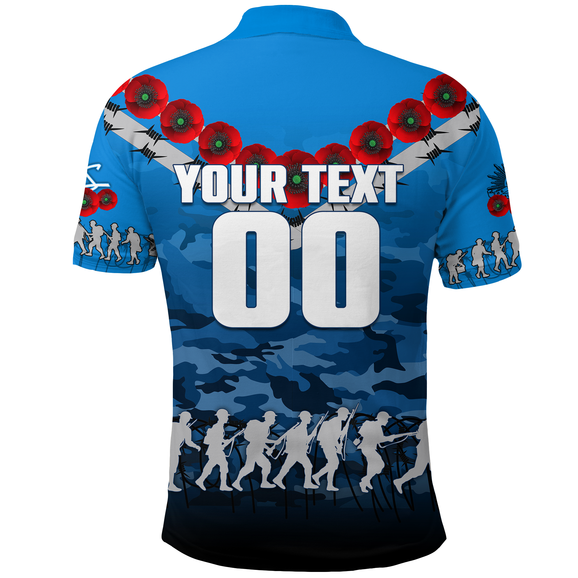 custom-personalised-adelaide-strikers-anzac-2022-polo-shirt-camouflage-with-poppy-lt12