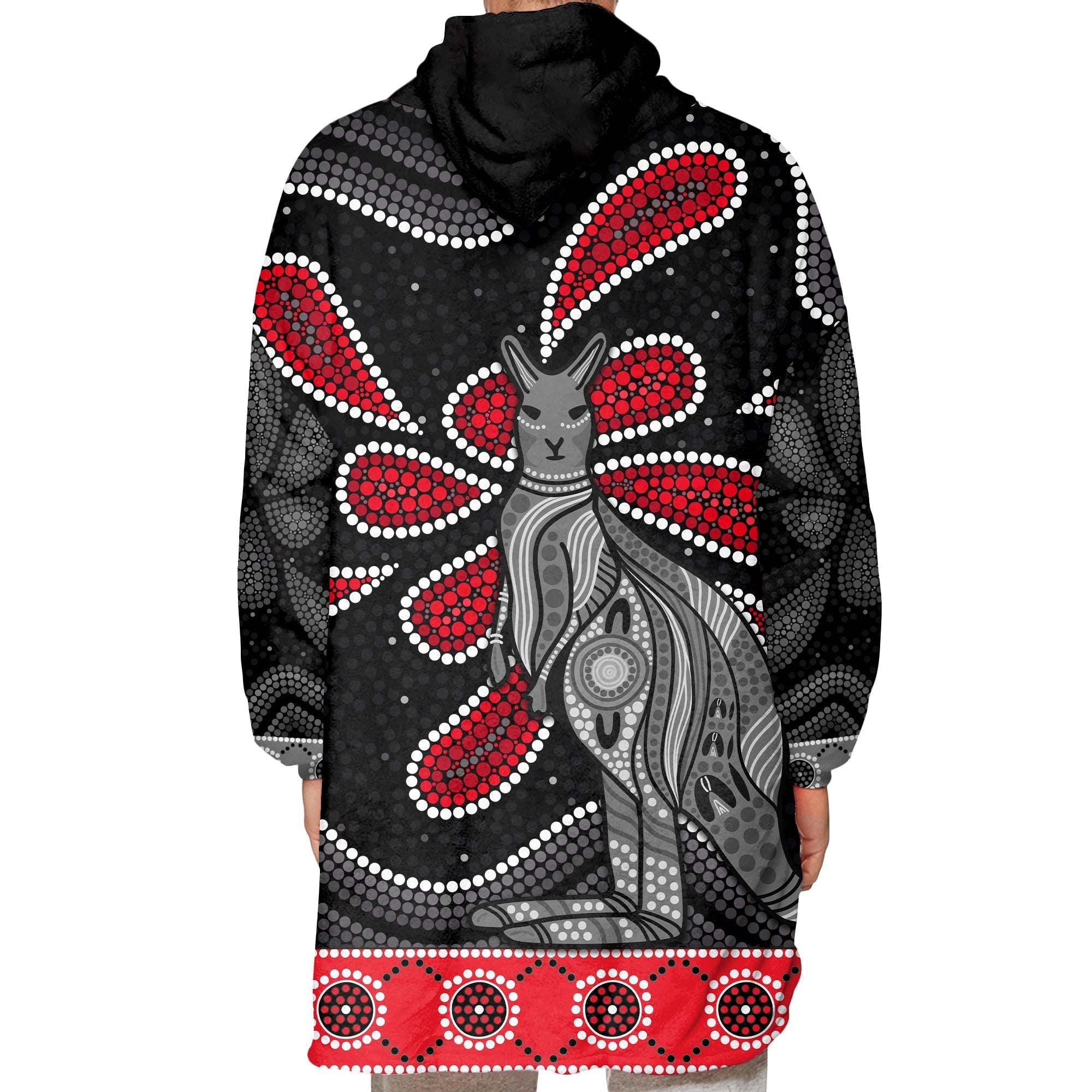 custom-personalised-aboriginal-boomerang-wearable-blanket-hoodie-kangaroo-australia