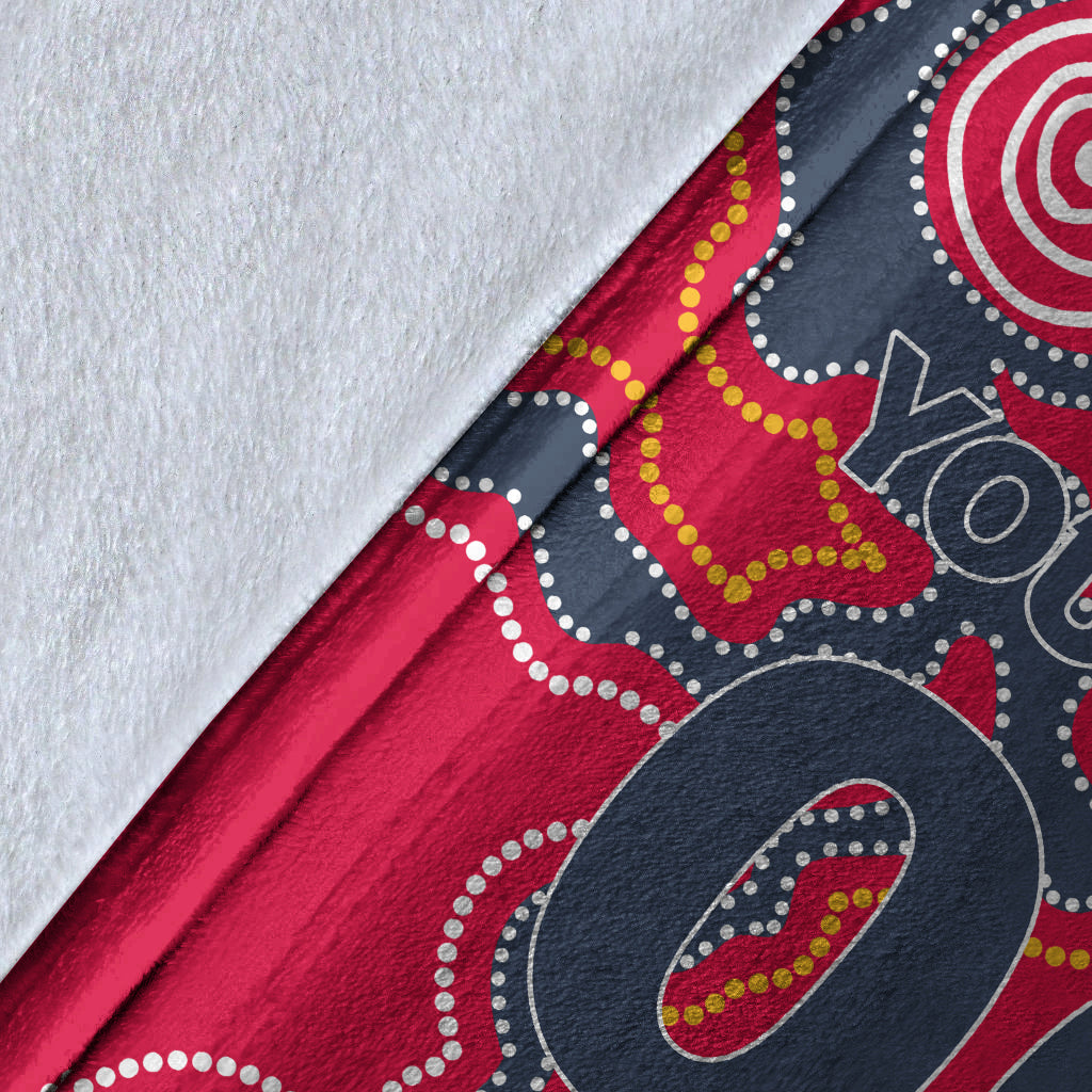custom-personalised-adelaide-united-blanket-indigenous-dot-painting-art-lt12