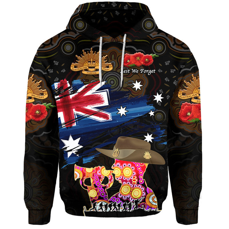 custom-personalised-australia-aboriginal-anzac-zip-up-and-pullover-hoodie-remembrance-vibes-black-lt8