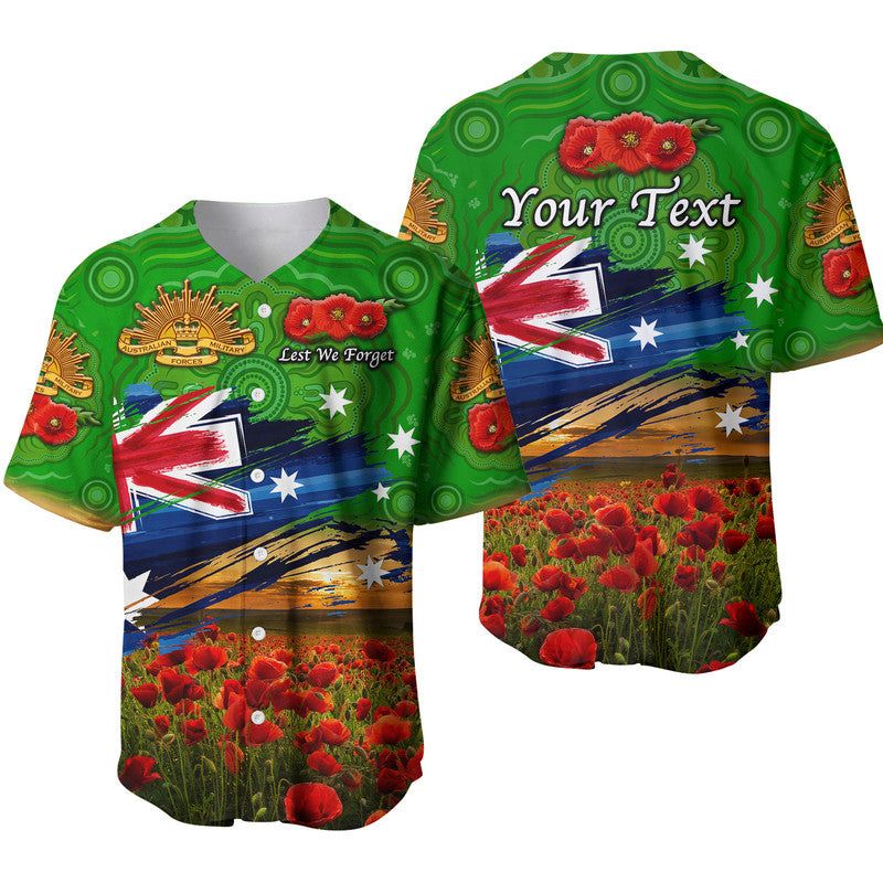 custom-personalised-australia-aboriginal-anzac-baseball-jersey-poppy-vibes-green-lt8