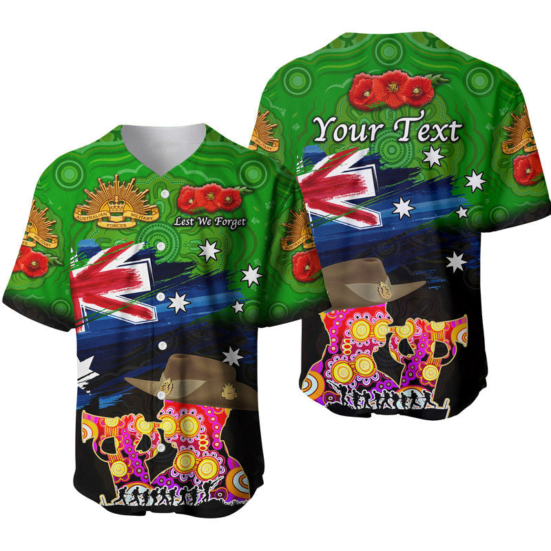 custom-personalised-australia-aboriginal-anzac-baseball-jersey-remembrance-vibes-green-lt8