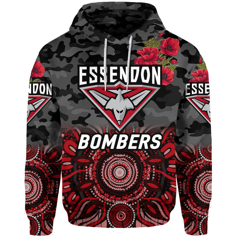 custom-personalised-essendon-bombers-anzac-zip-up-and-pullover-hoodie-indigenous-vibes-black-lt8