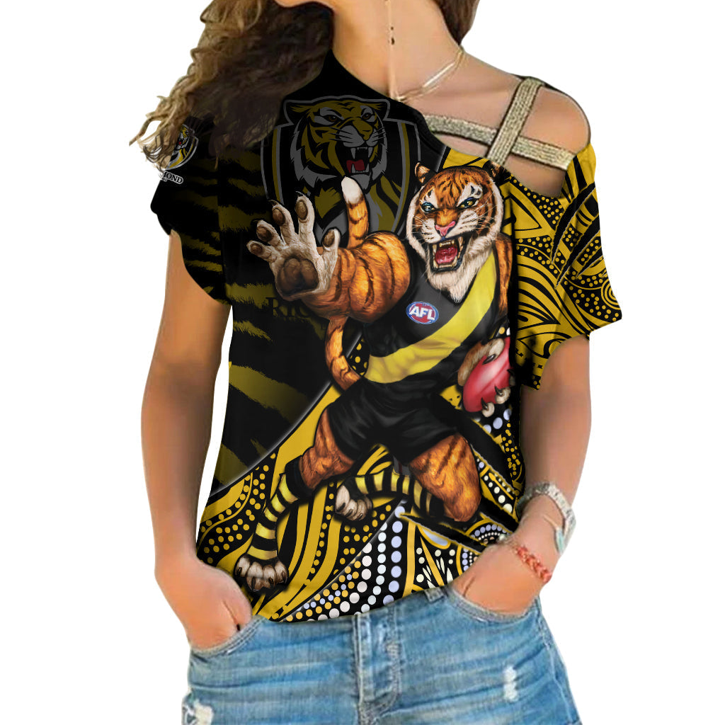 custom-personalised-richmond-football-cross-shoulder-shirt-aboriginal-go-the-tigers-mascot