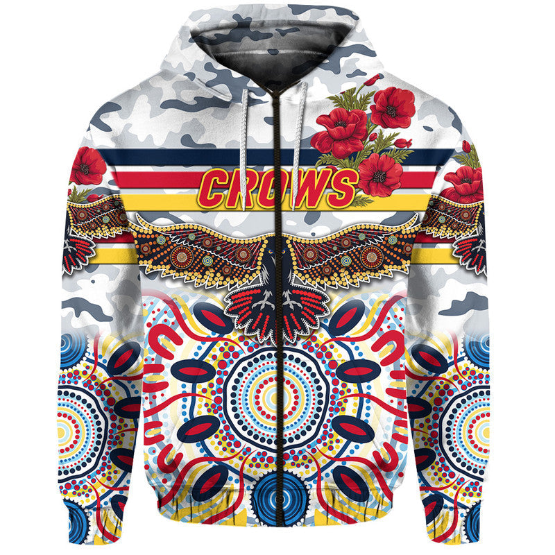 custom-personalised-adelaide-crows-anzac-zip-up-and-pullover-hoodie-indigenous-vibes-white-lt8