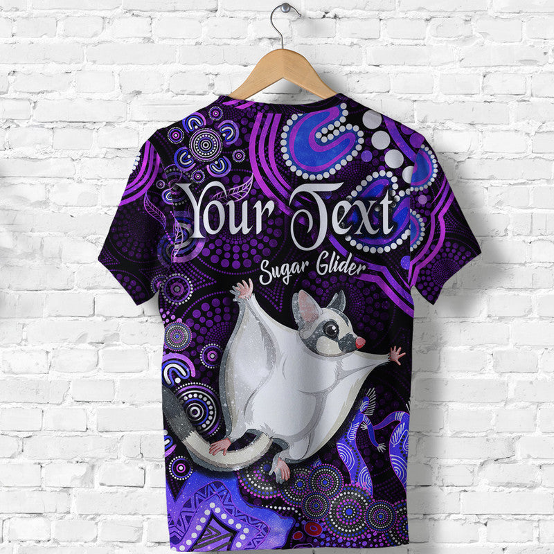 custom-personalised-australian-astrology-t-shirt-gemini-sugar-glider-zodiac-aboriginal-vibes-purple