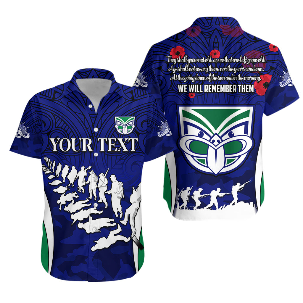 custom-personalised-warriors-anzac-2022-hawaiian-shirt-maori-pattern-always-remember-them-lt13