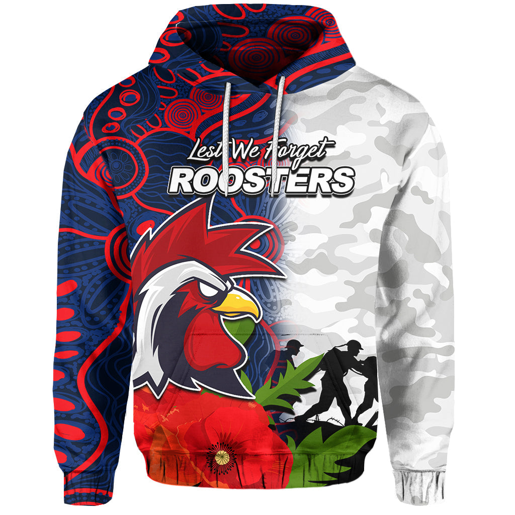 custom-personalised-roosters-anzac-day-aboriginal-mix-army-patterns-hoodie-lt6
