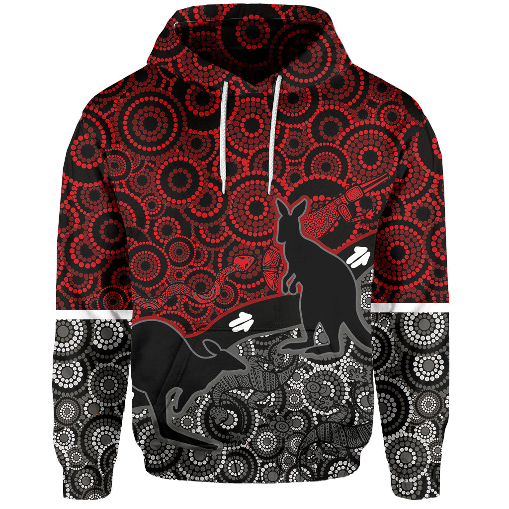 custom-personalised-aboriginal-circles-hoodie-animals-lt6