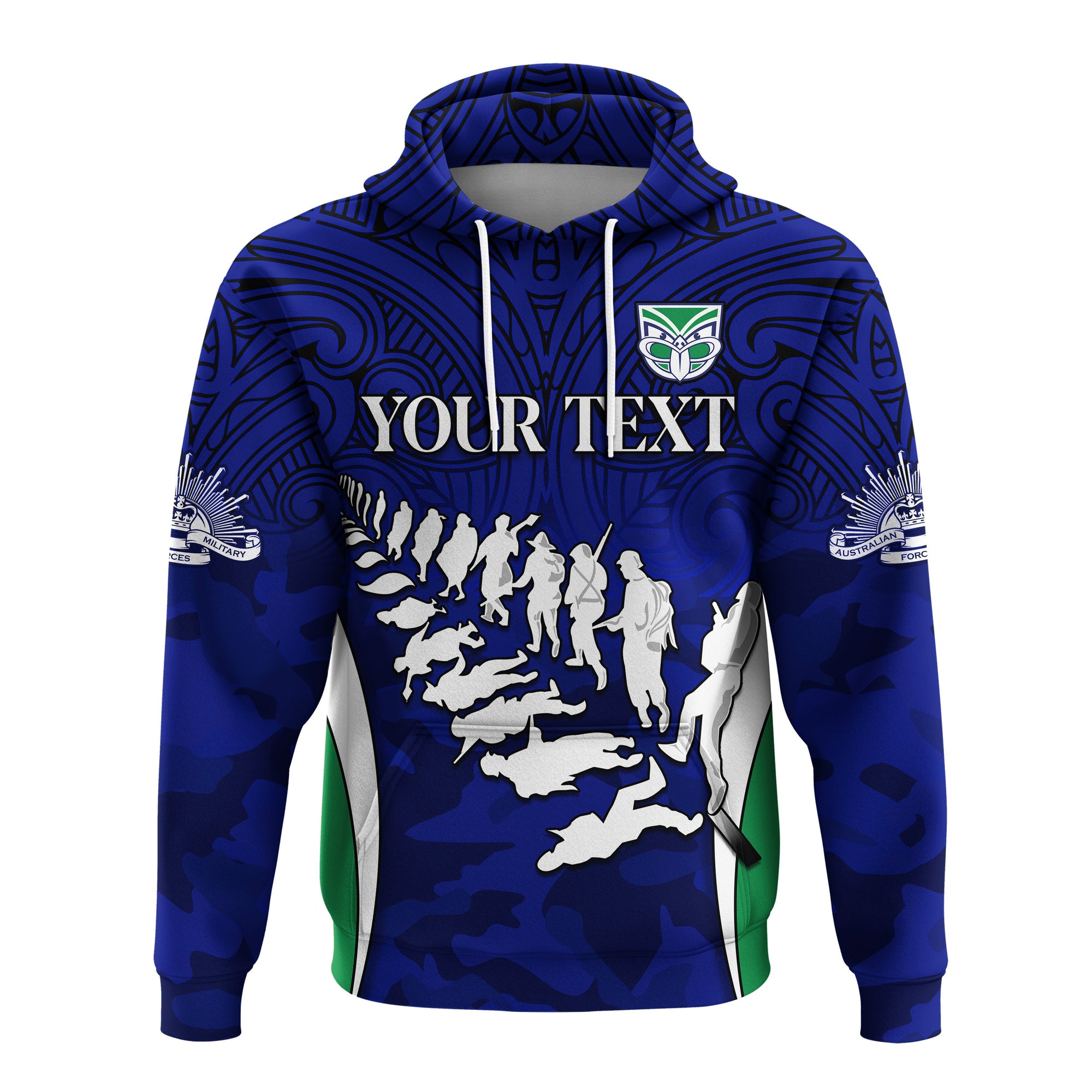 custom-personalised-warriors-anzac-2022-hoodie-maori-pattern-always-remember-them-lt13