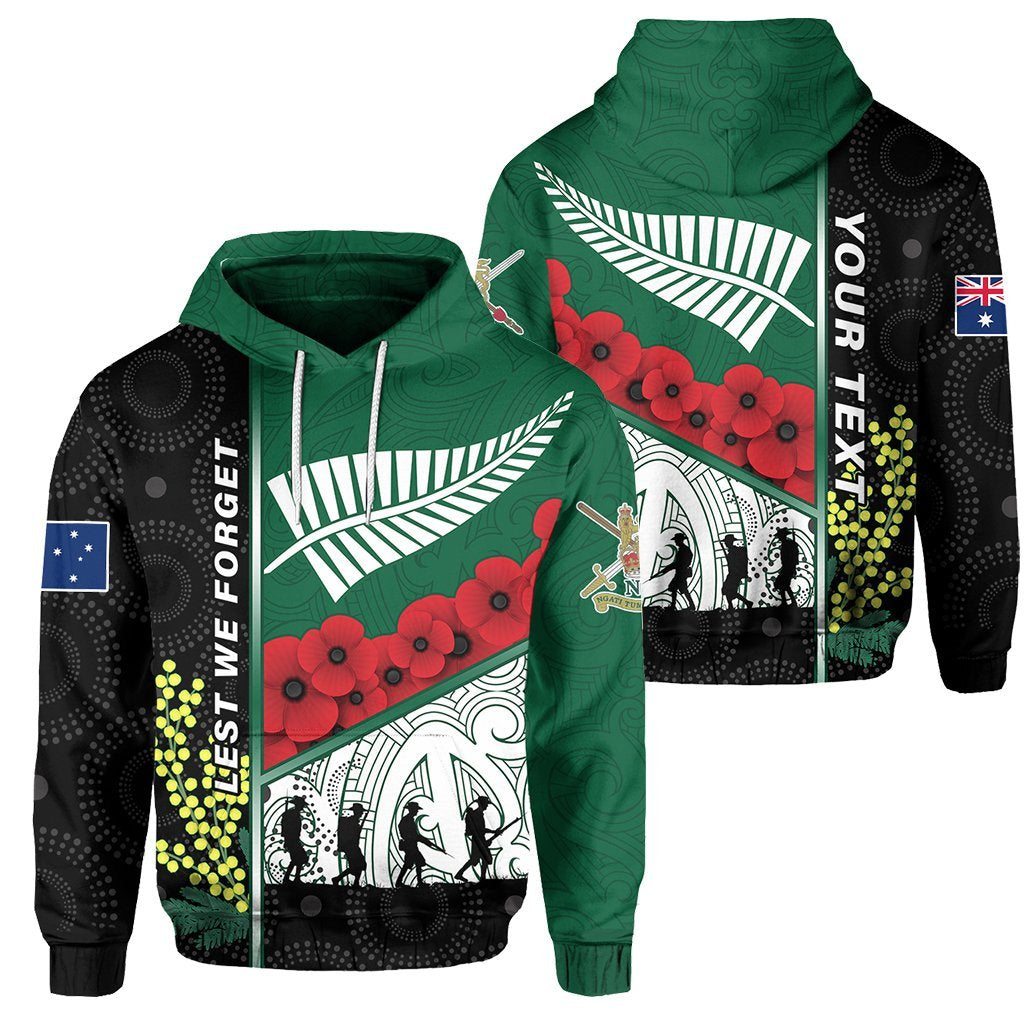 custom-personalised-anzac-day-lest-we-forget-hoodie-australia-indigenous-and-new-zealand-maori
