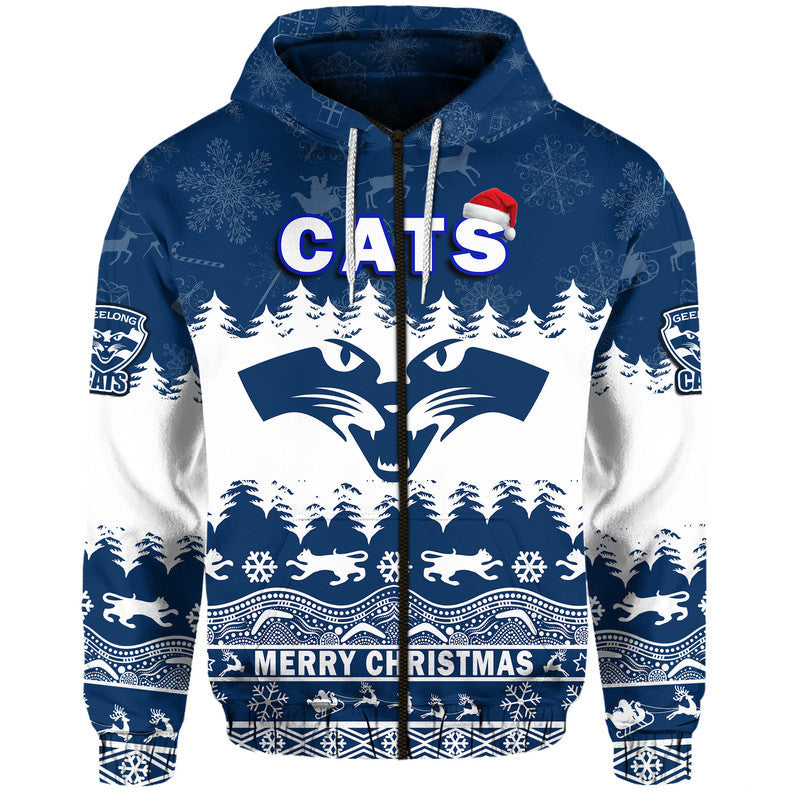 custom-personalised-and-number-geelong-cats-unique-winter-season-zip-up-and-pullover-hoodie-cats-merry-christmas