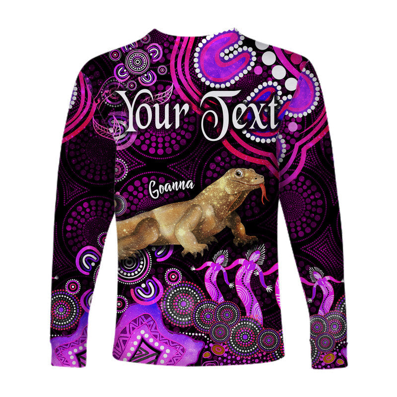 custom-personalised-australian-astrology-long-sleeve-shirt-capricorn-goanna-zodiac-aboriginal-vibes-pink