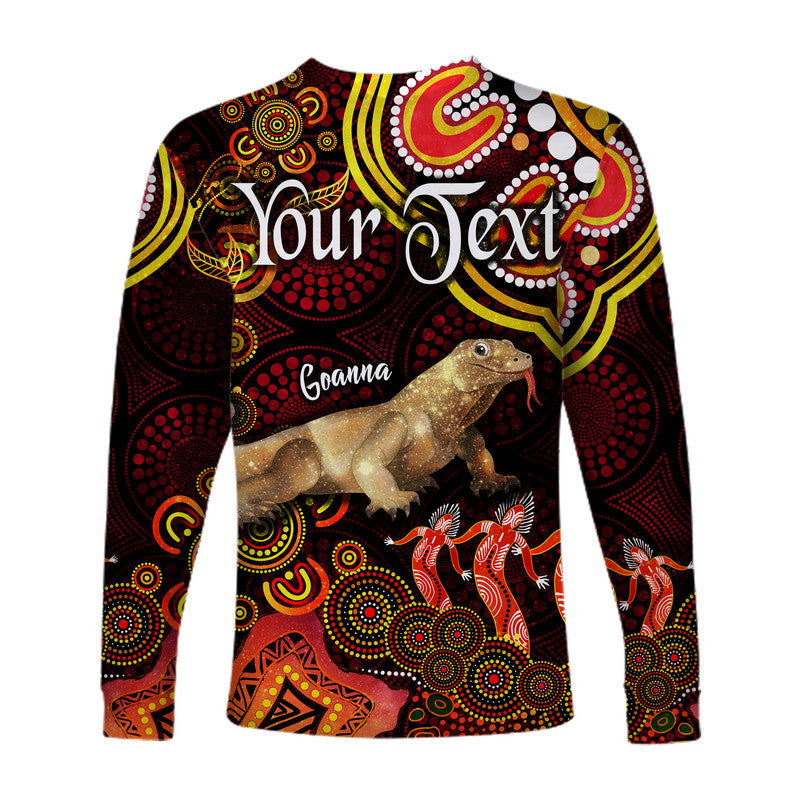 custom-personalised-australian-astrology-long-sleeve-shirt-capricorn-goanna-zodiac-aboriginal-vibes-red