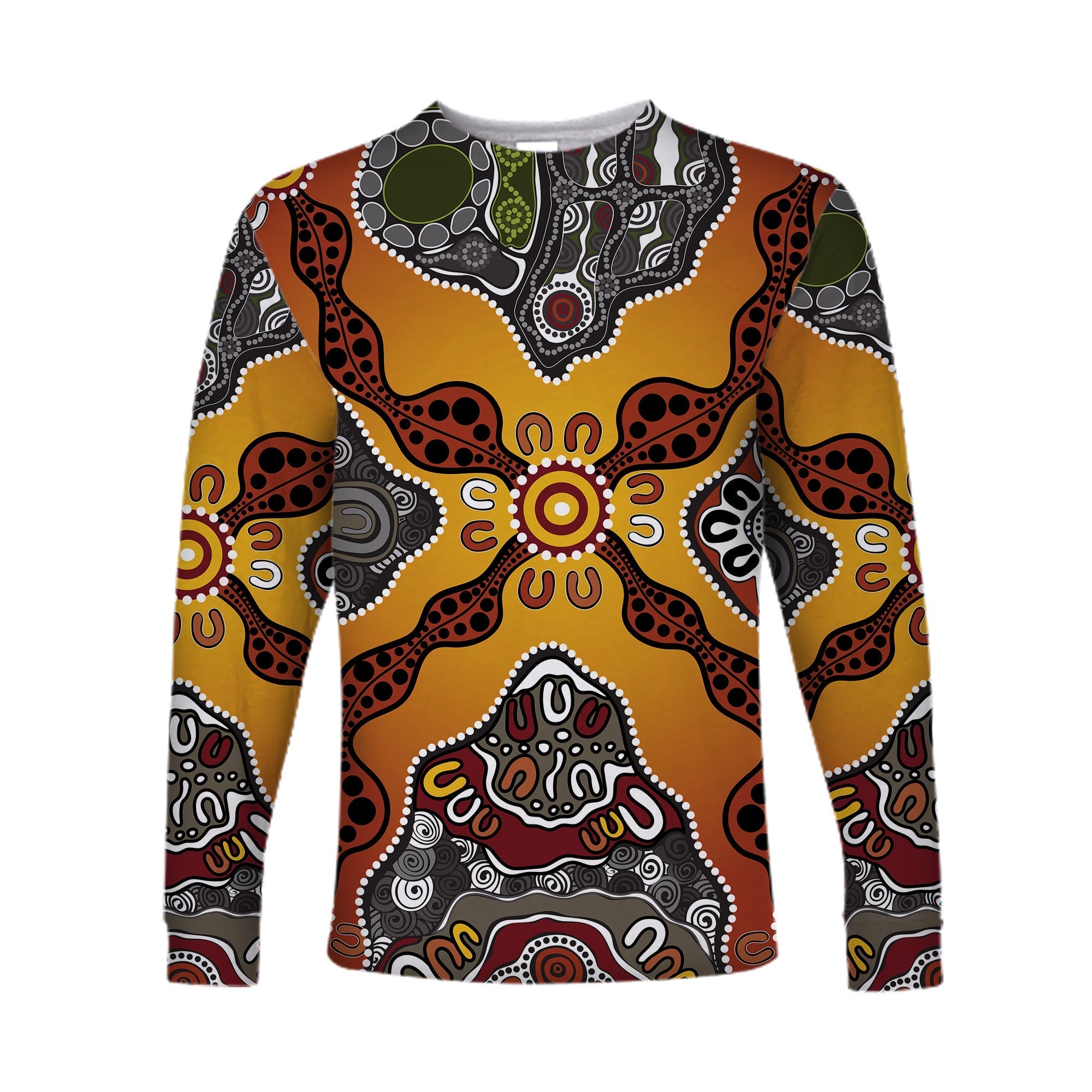 custom-personalised-aboriginal-art-special-vibes-long-sleeve-shirt-indigenous-lt8