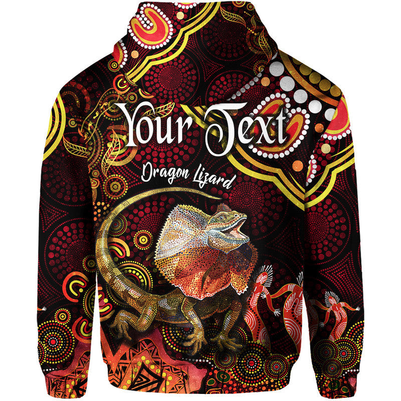 custom-personalised-australian-astrology-zip-up-and-pullover-hoodie-leo-dragon-lizard-zodiac-aboriginal-vibes-red