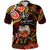 custom-personalised-australian-astrology-polo-shirt-leo-dragon-lizard-zodiac-aboriginal-vibes-red