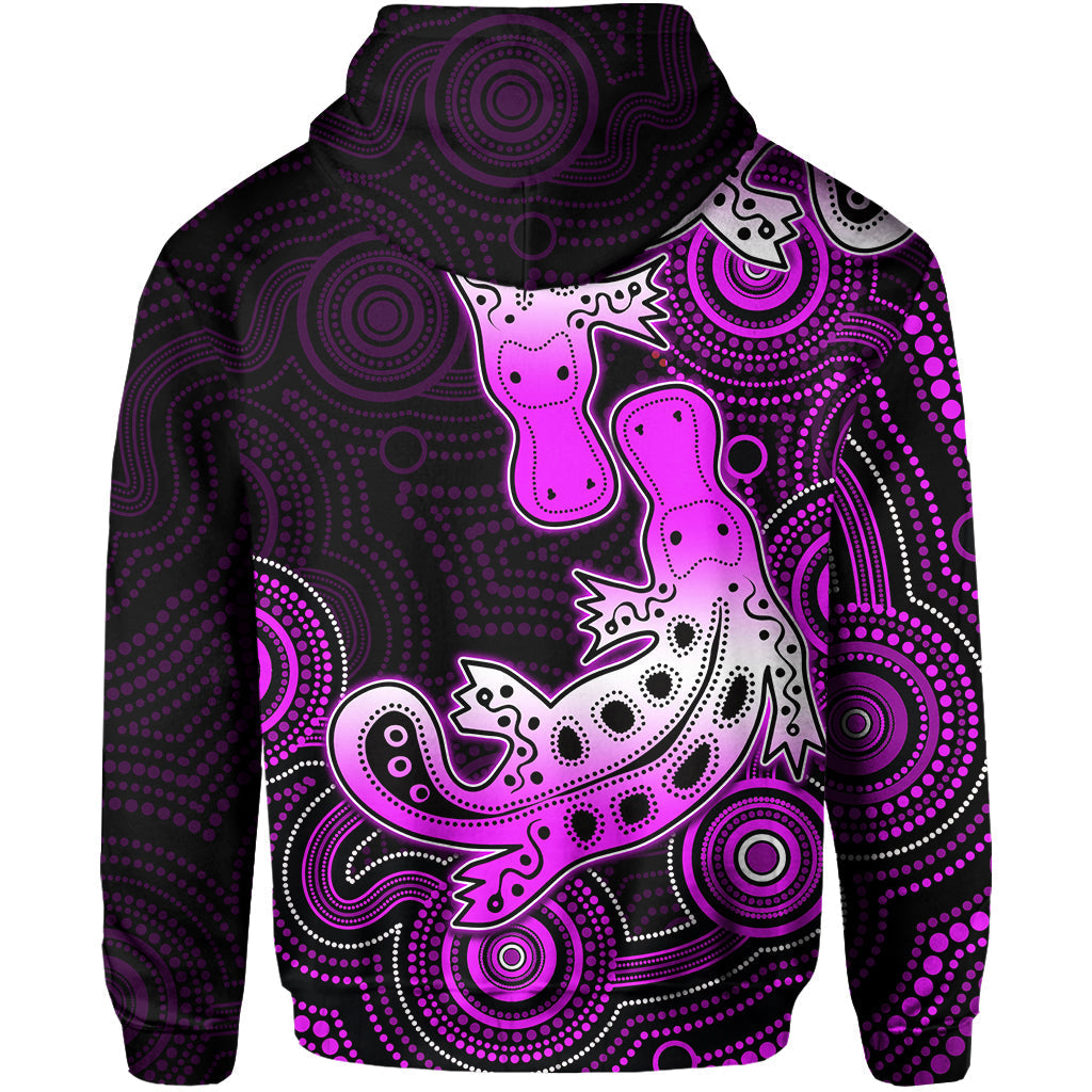 custom-personalised-aboriginal-platypus-hoodie-dot-patterns-style-no1-lt6