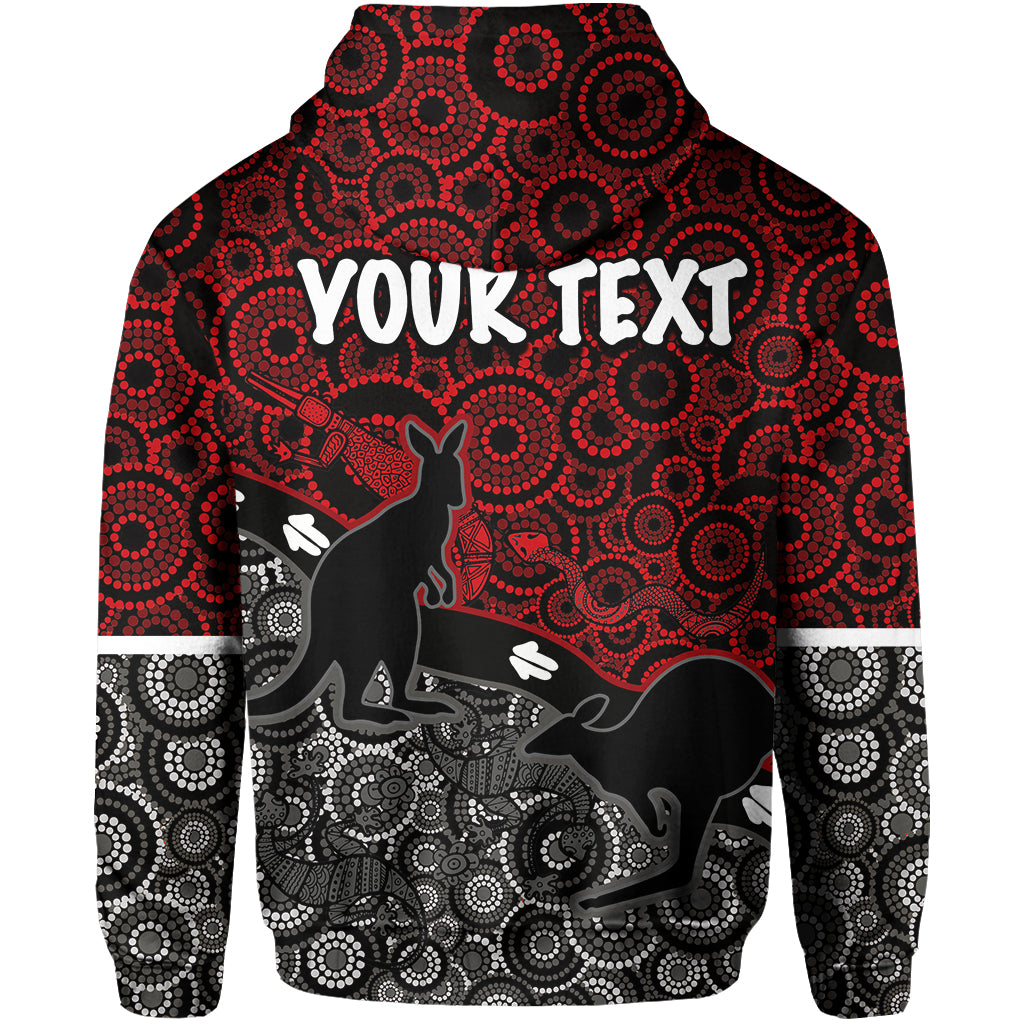 custom-personalised-aboriginal-circles-hoodie-animals-lt6