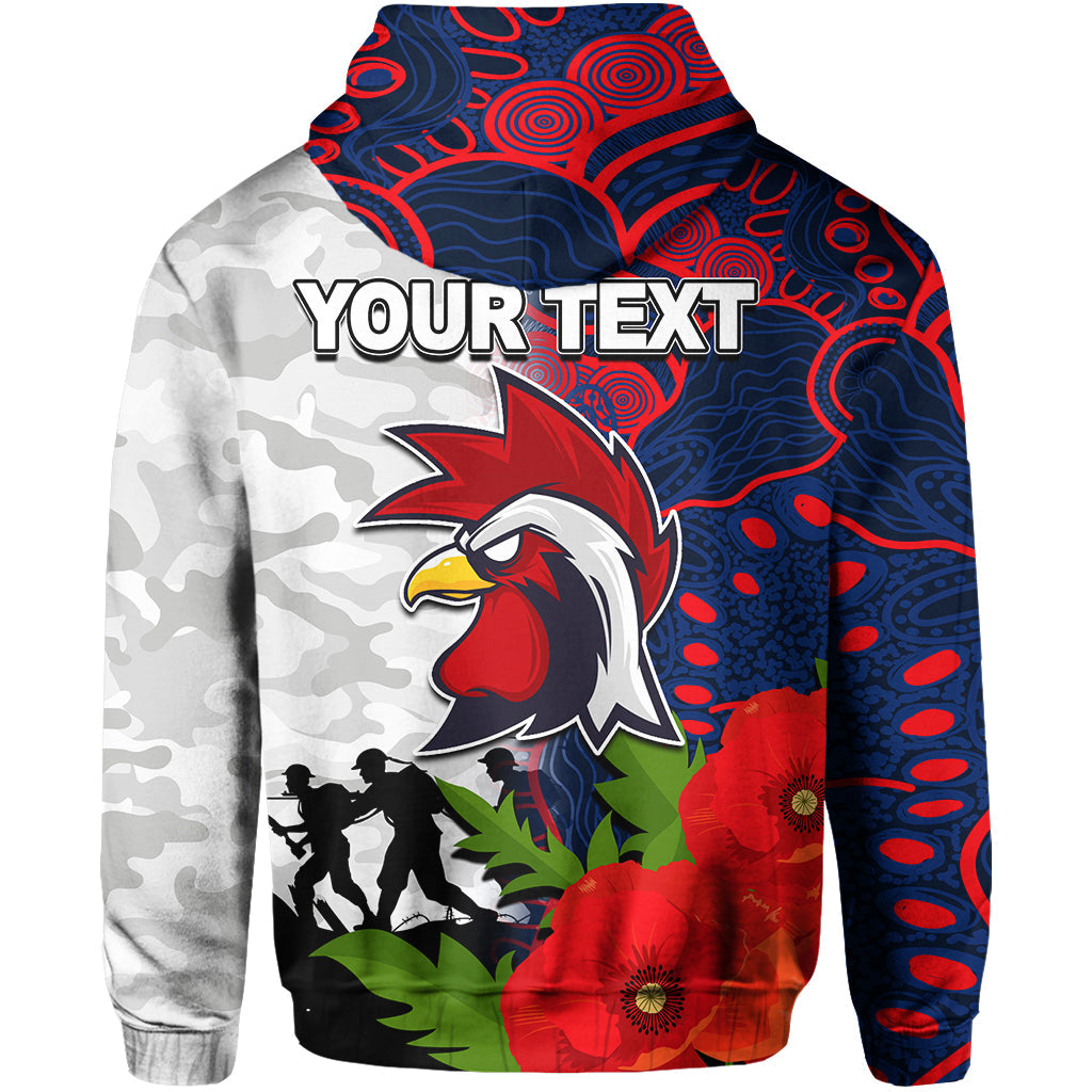 custom-personalised-roosters-anzac-day-aboriginal-mix-army-patterns-hoodie-lt6