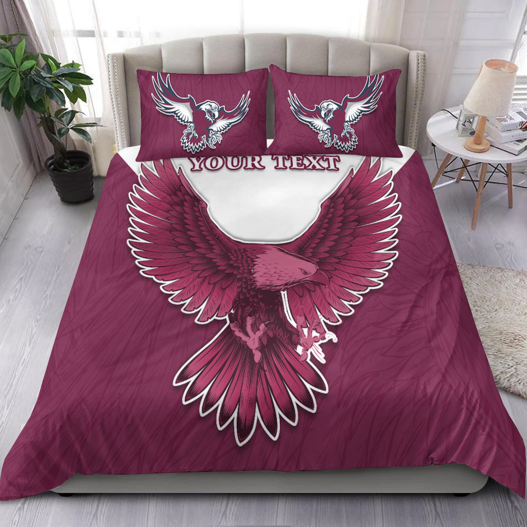 custom-personalised-sea-eagles-2021-bedding-set-manly-warringah-feather-lt13