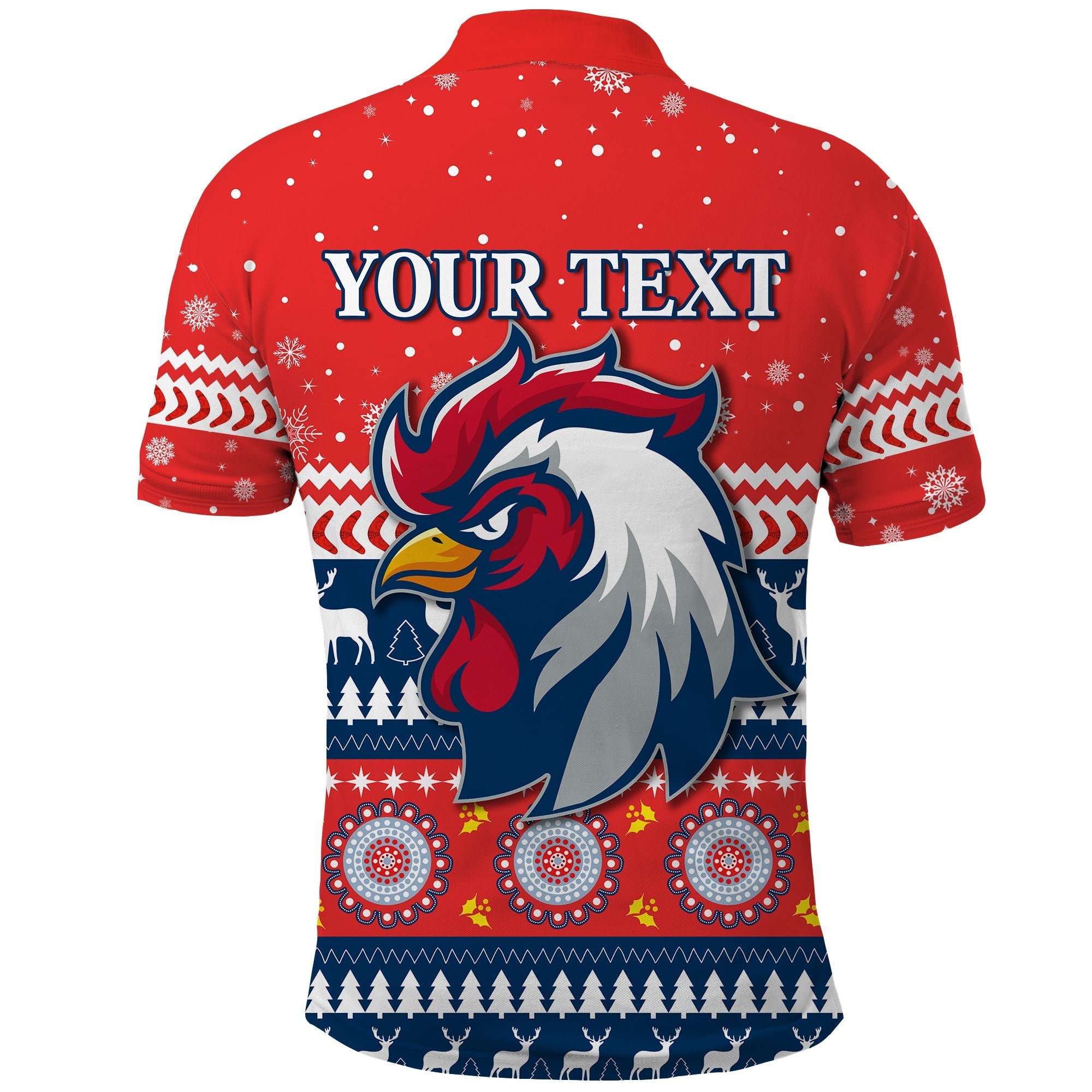 custom-personalised-roosters-polo-shirt-merry-christmas-sydney-lt13