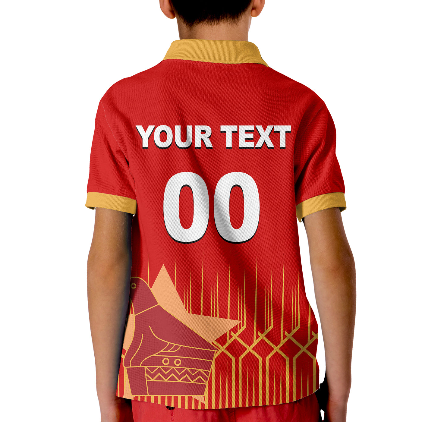 (Custom Personalised And Number) Zimbabwe Cricket Men's T20 World Cup Polo Shirt KID LT6