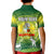 (Custom Personalised And Number) Cricket Australia Polo shirt KID Cricket Aboriginal Vibe LT6