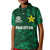 (Custom Personalised And Number) Pakistan Cricket Jersey Polo Shirt KID