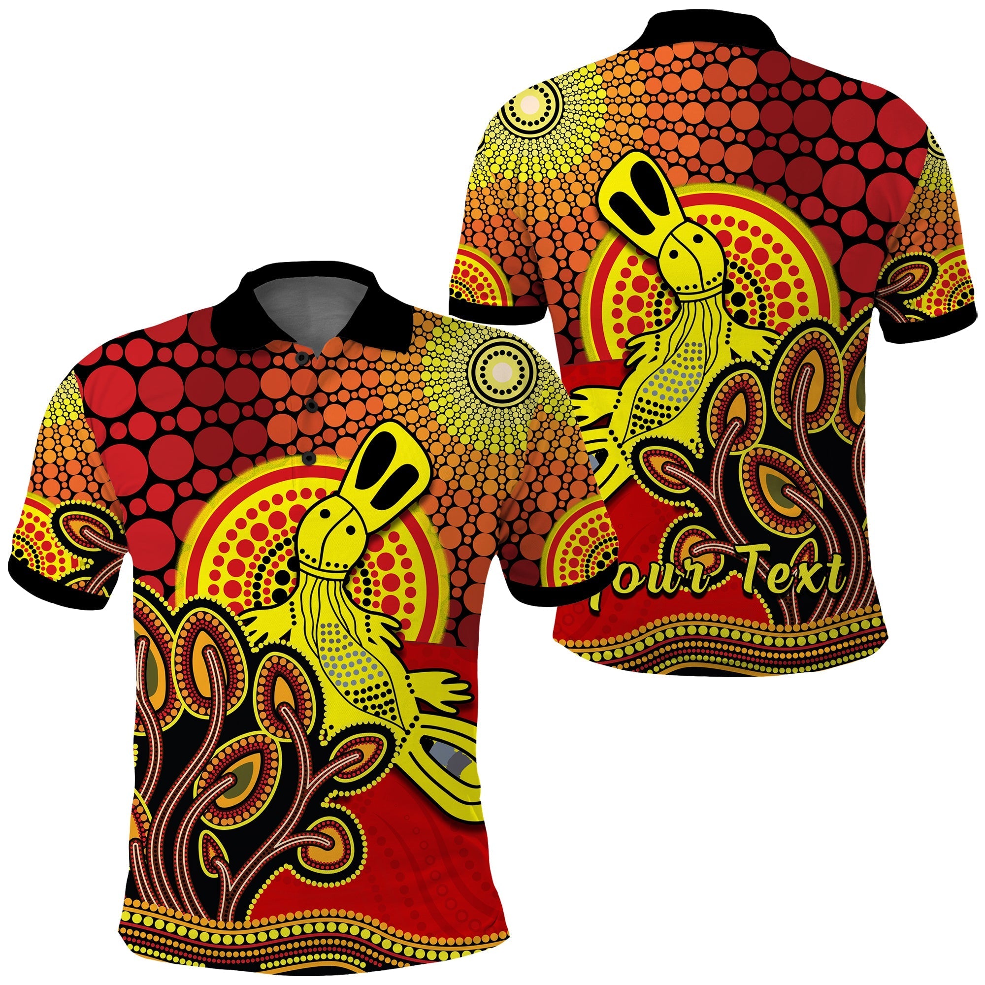 custom-personalised-aboriginal-platypus-polo-shirt-tree-on-the-hill-sunshine-lt13
